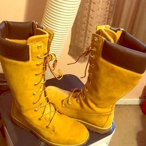 Timberland calf high boots